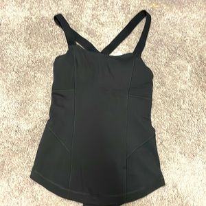 Black Lululemon racer back top